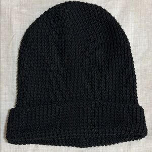 Classic Black Knit Beanie